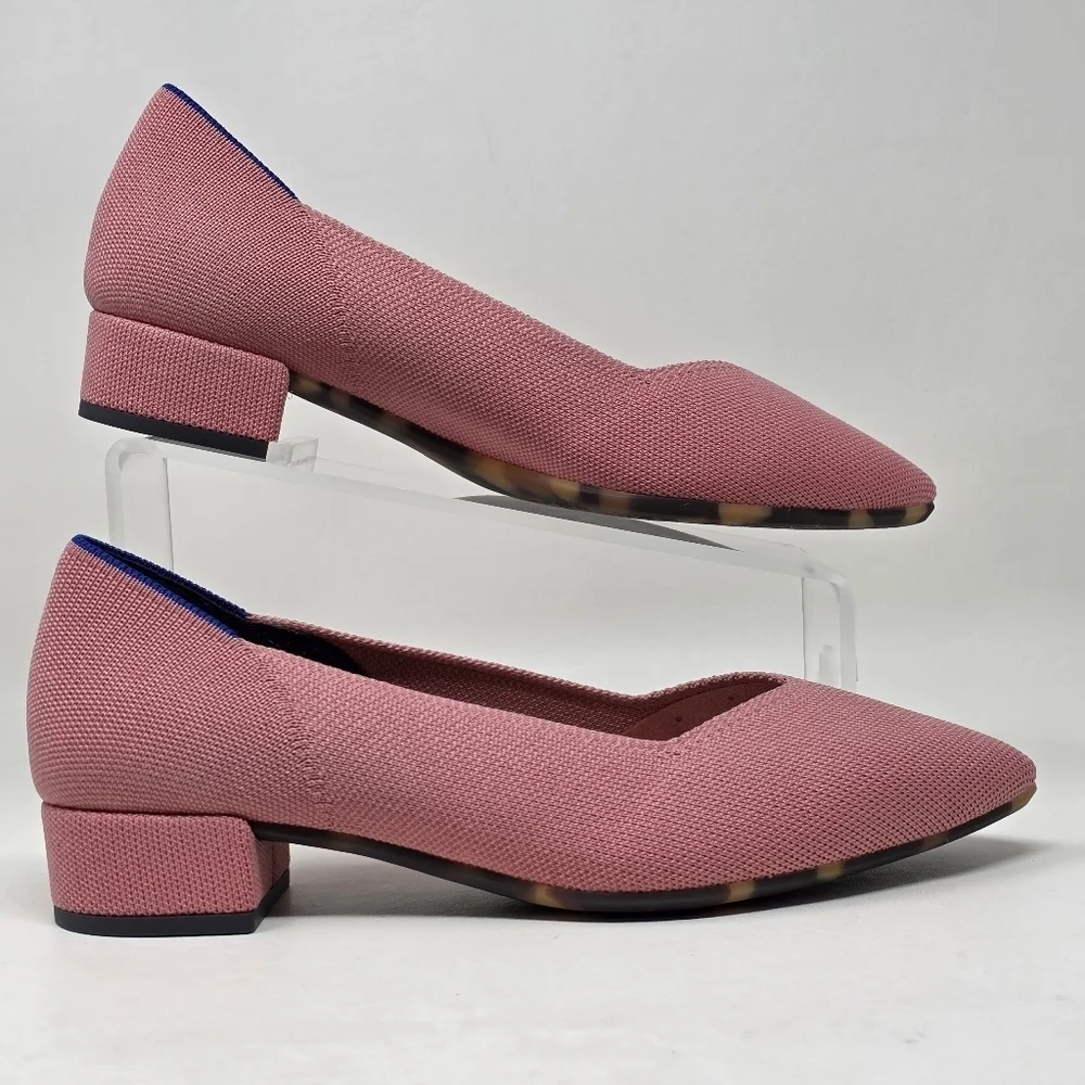 Rothy's The High Point Shoes Tulip Pink Washable Women’s Size 10.5 New - Picture 2 of 10